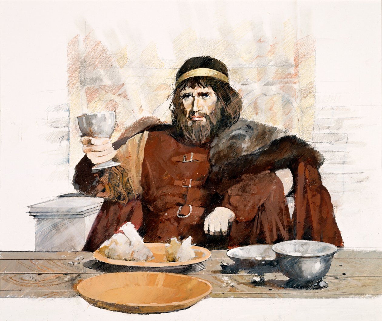 Rey de Cornualles de la Edad Oscura de Ivan Lapper