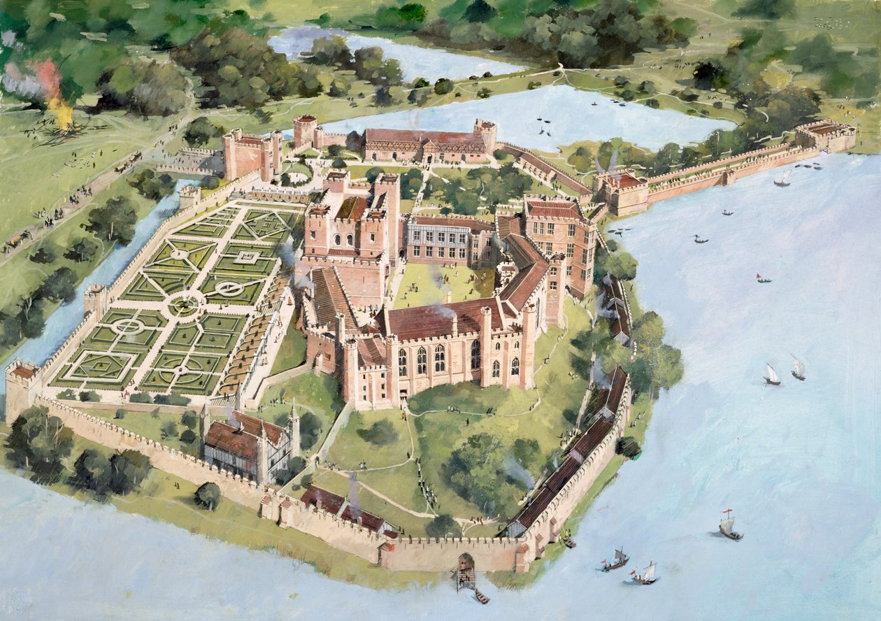 Castillo de Kenilworth, siglo XVI, 1990-2010 de Ivan Lapper