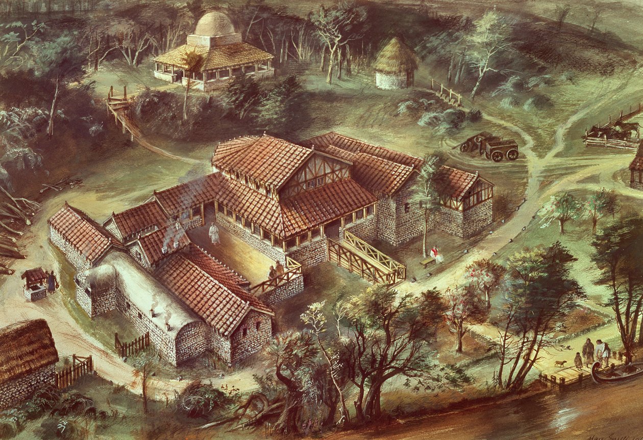 Villa Romana de Lullingstone de Ivan Lapper