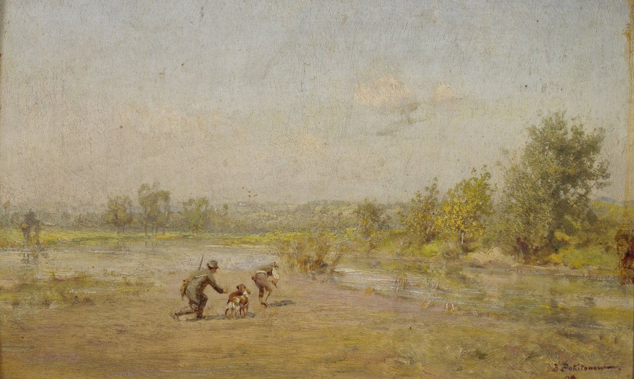 Los cazadores de Ivan Pavlovich Pokhitonov