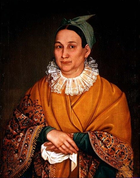 Retrato de la esposa de un comerciante de Ivan Vasilievich Tarkhanov
