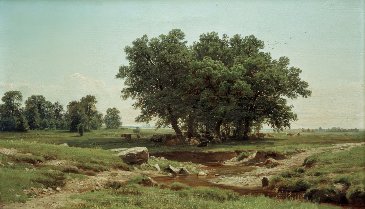 Robles jóvenes de Ivan Ivanovich Shishkin