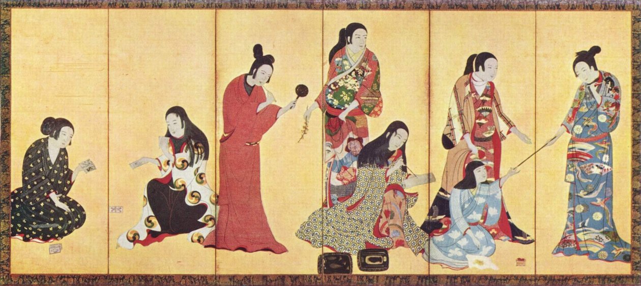 Matsuura Byobu de Iwasa Matabei