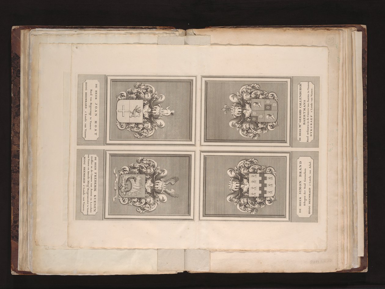 Nieuwe kaart van de Vyf Heeren Landen gelegen tusschen den Dief en Zouwen Dyk / in ’t licht gebragt en uitgegeven door Reinier en Iosua Ottens, kaart verkoopers te Amsterdam 1741 de J. van Jagen