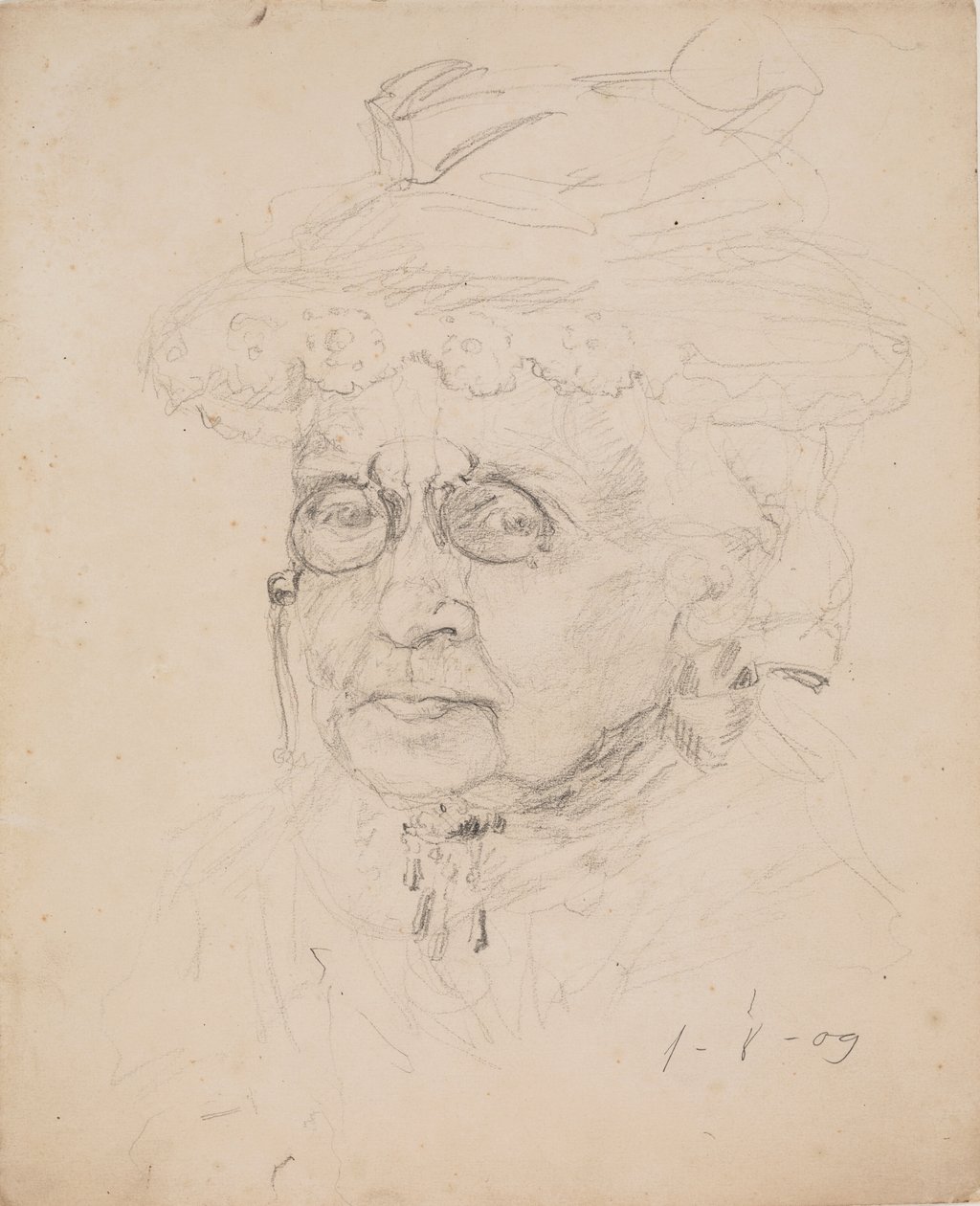 Mujer con lorgnette de J.A. Jerichau