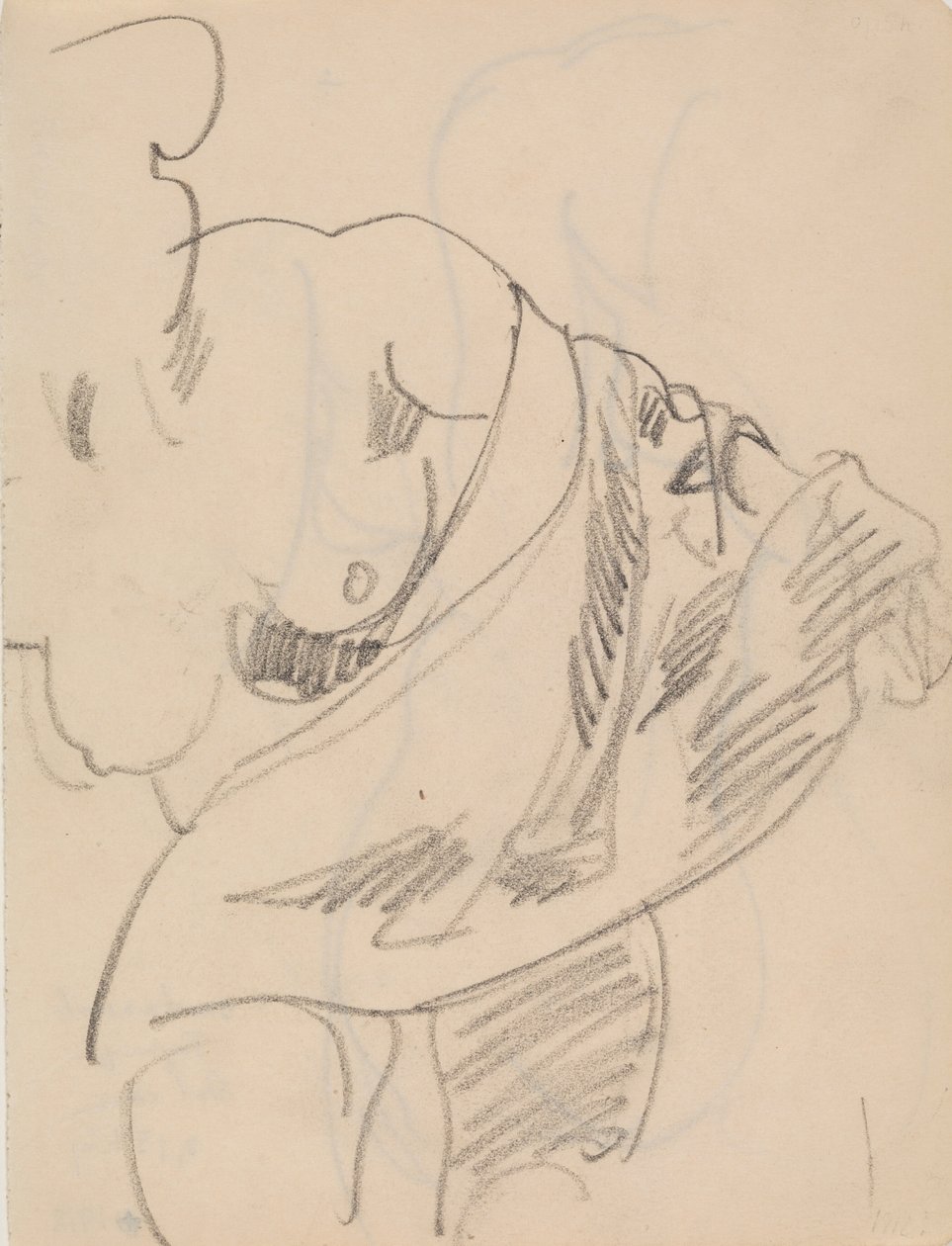 Mujer desnuda con drapeado de J.A. Jerichau