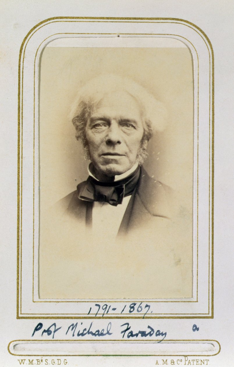 Retrato de Michael Faraday (1791-1867) de J.C. Watkins