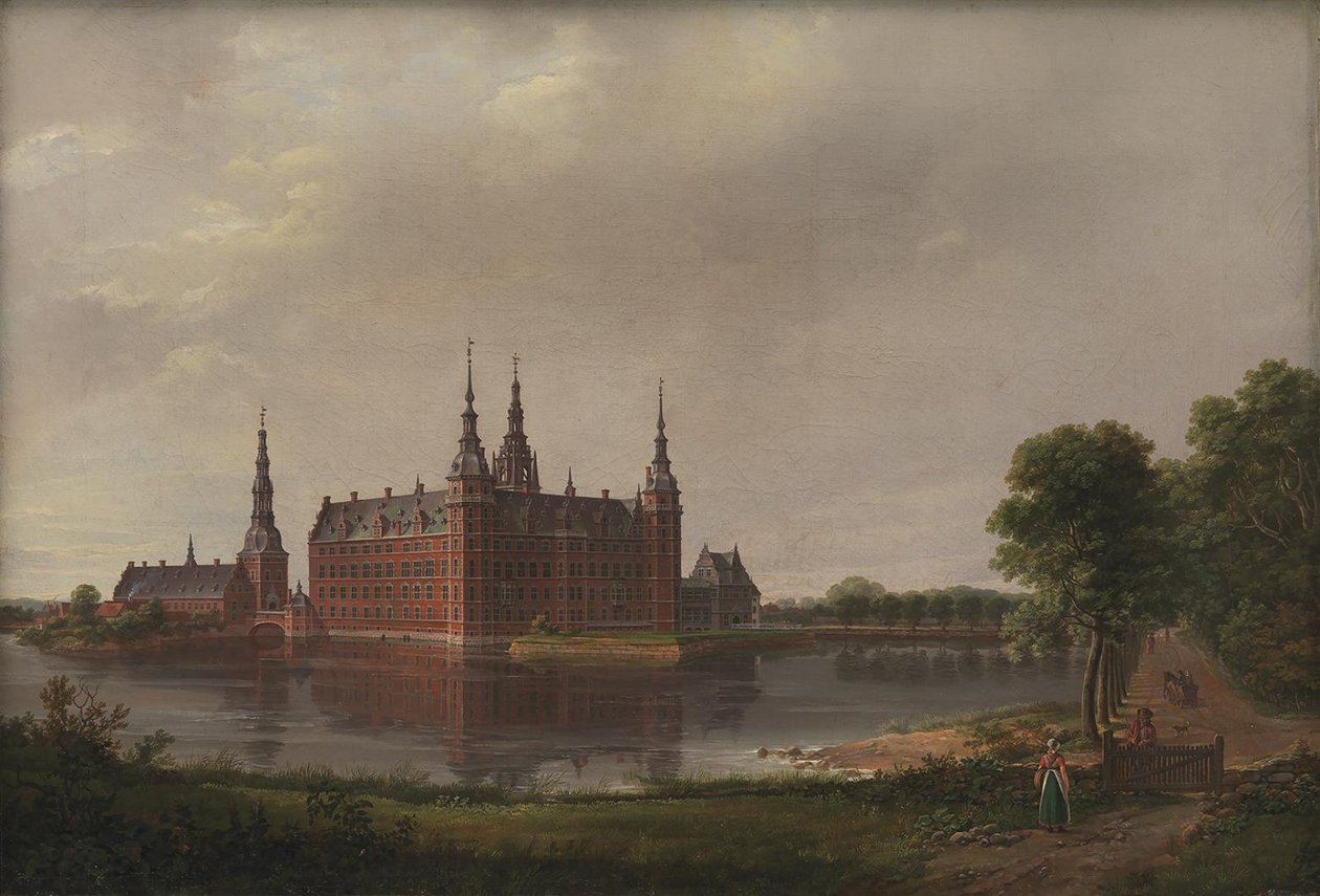 Castillo de Frederiksborg de Johan Christian Dahl