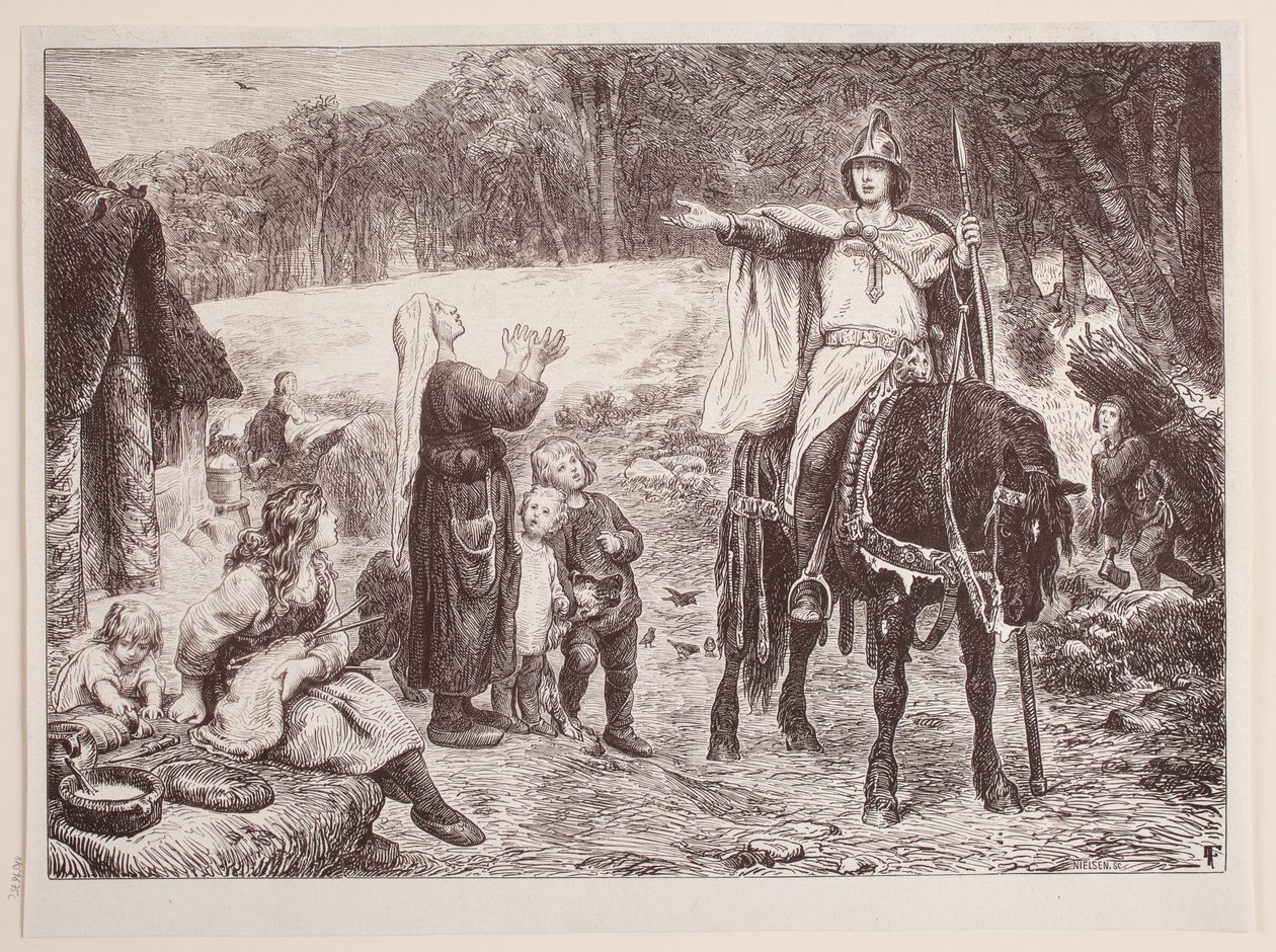 El caballero de la cabaña de carbón de J.C. Nielsen