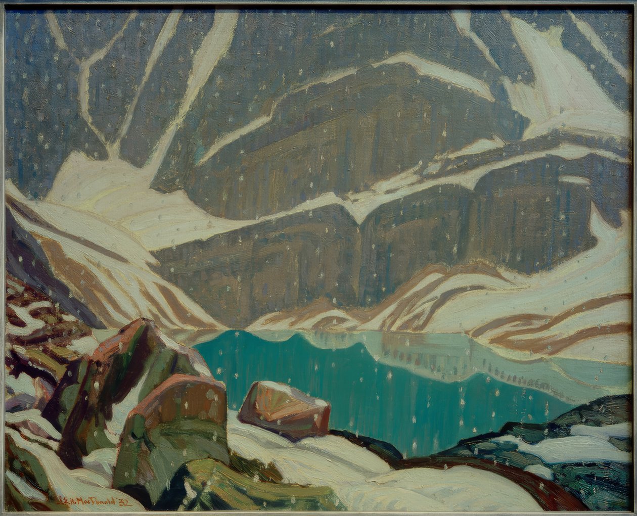 Soledad de montaña (Lago Oesa) de J.E.H. MacDonald