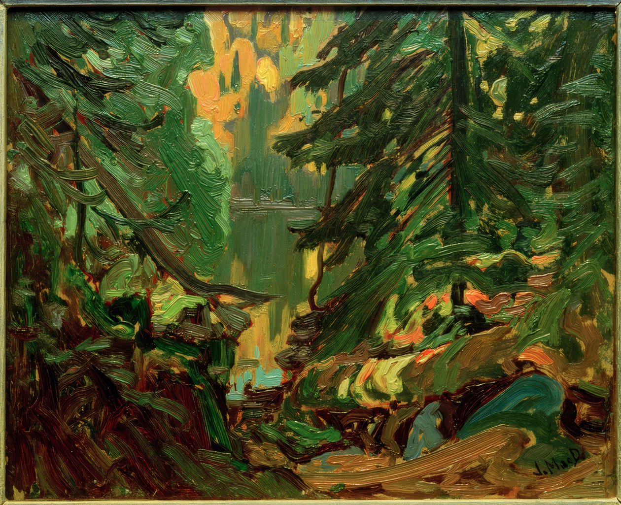 Cerca del Lago Montreal, Algoma de J.E.H. MacDonald