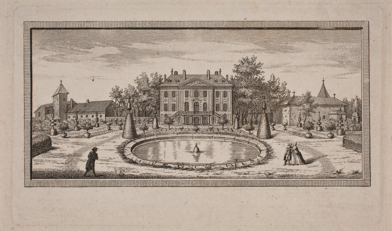 La residencia de Bonnet en Genthod de J.F. Clemens