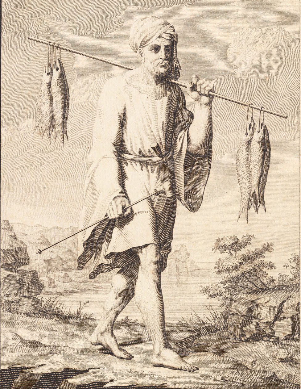 Un pescador árabe de J.F. Clemens