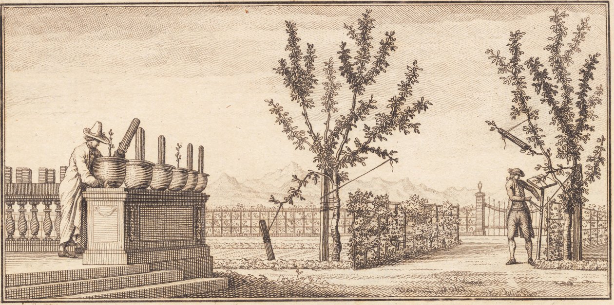 El jardín en Genthod de J.F. Clemens
