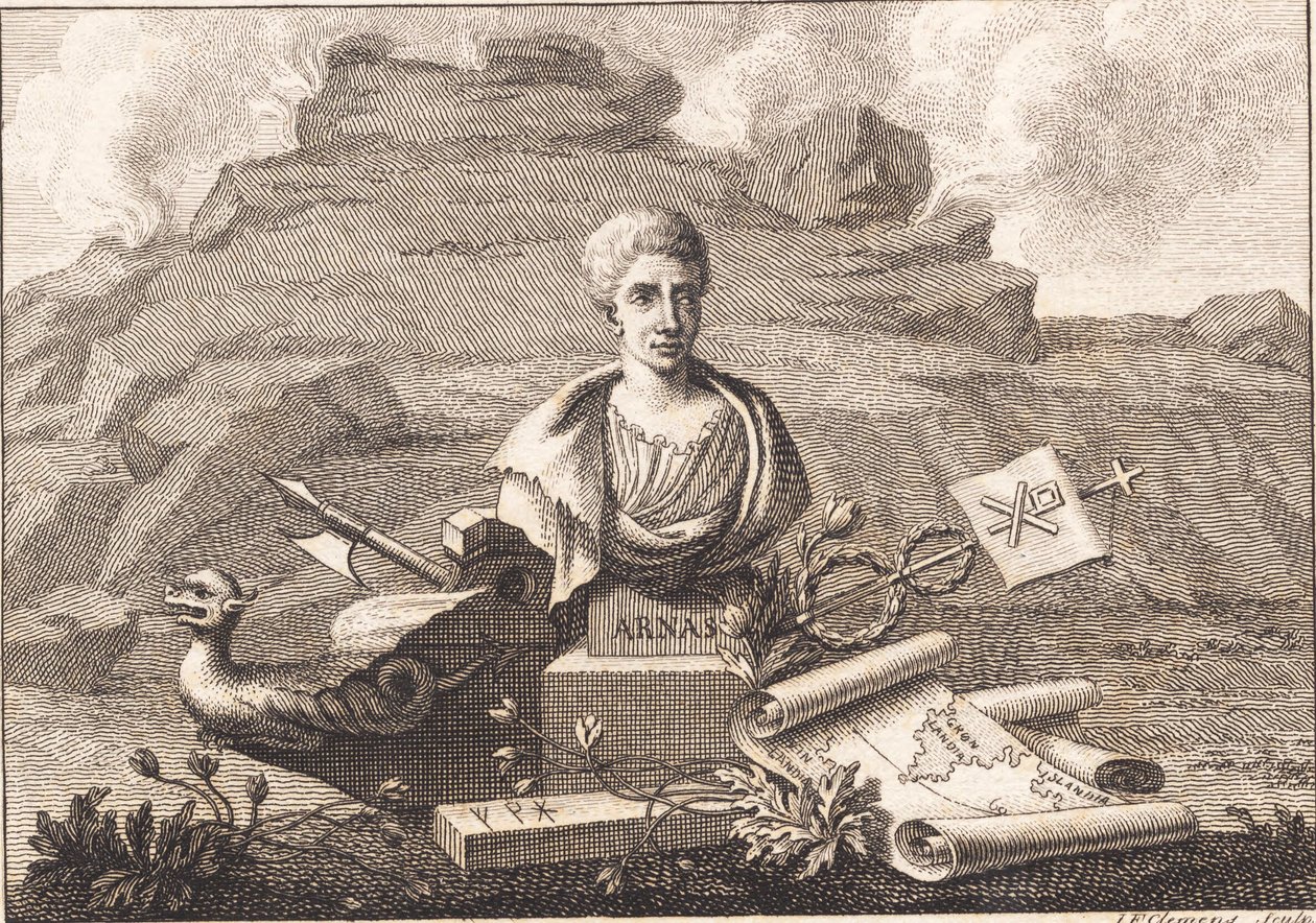 El coleccionista de manuscritos Arni Magnusson de J.F. Clemens