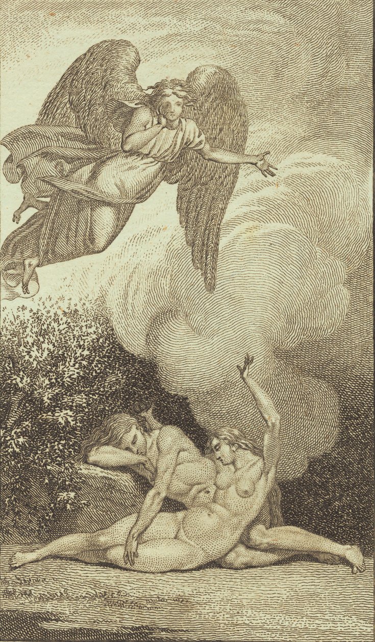 Ilustración para "Adán y Eva" de Ewald. I de J.F. Clemens