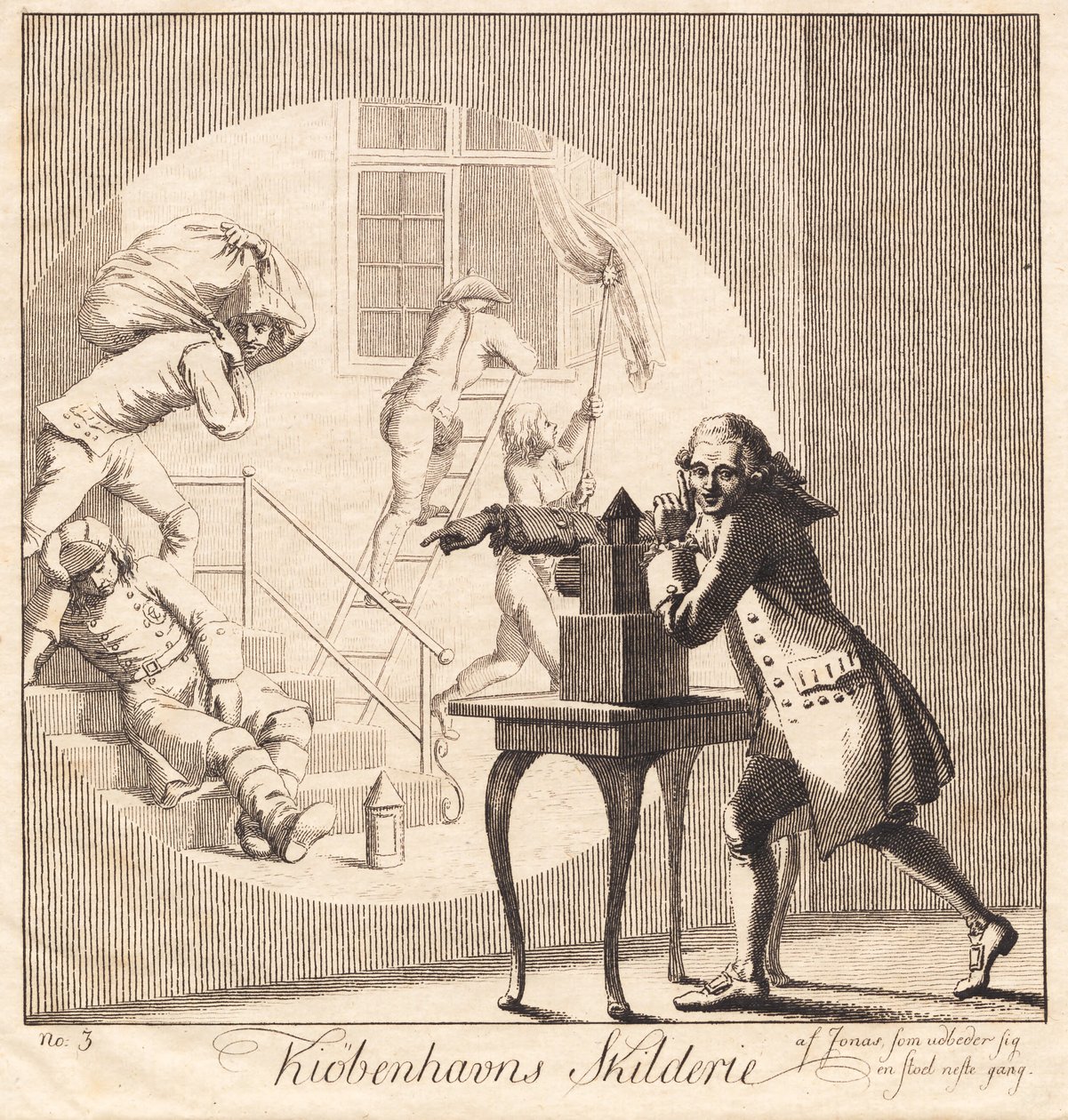 "Kiøbenhavns Skilderie", n.º 3 de J.F. Clemens