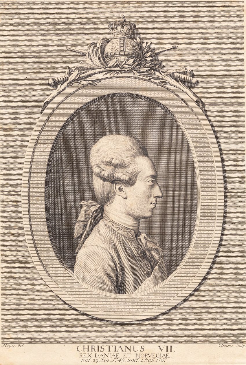 Rey Christian VII de J.F. Clemens