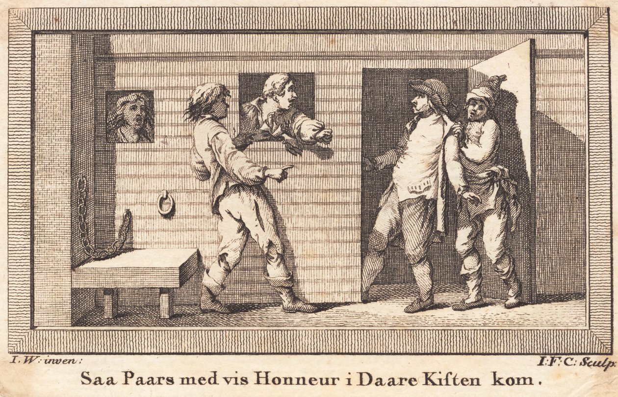Peder Paars es puesto en el manicomio de J.F. Clemens