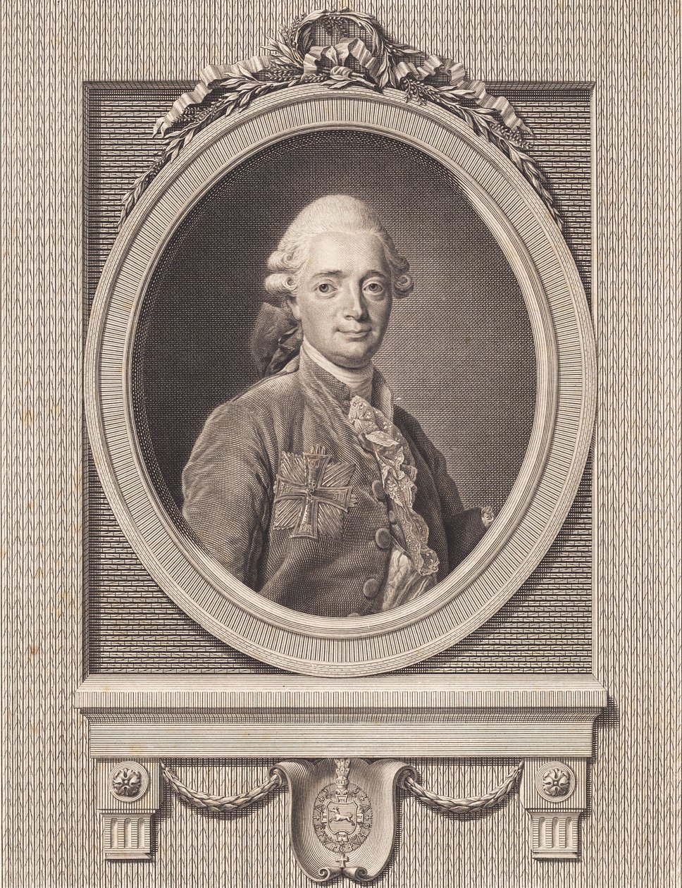 Retrato del enviado Otto Blome de J.F. Clemens