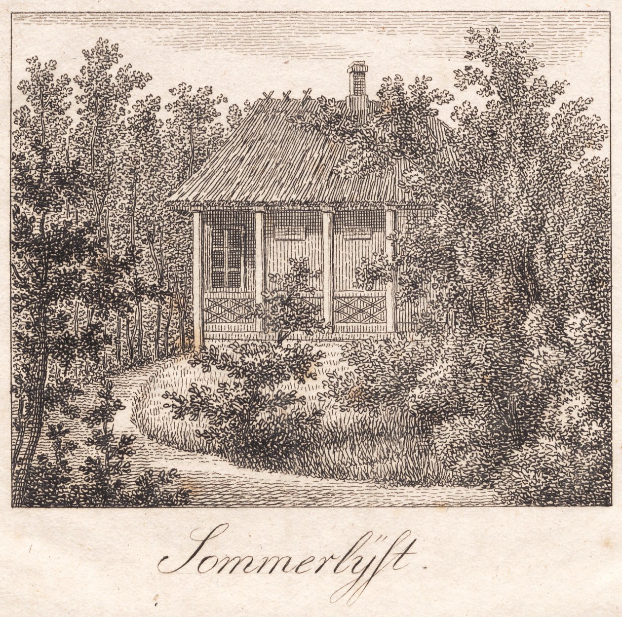 Jardín de Sanderumgaard de J.F. Clemens