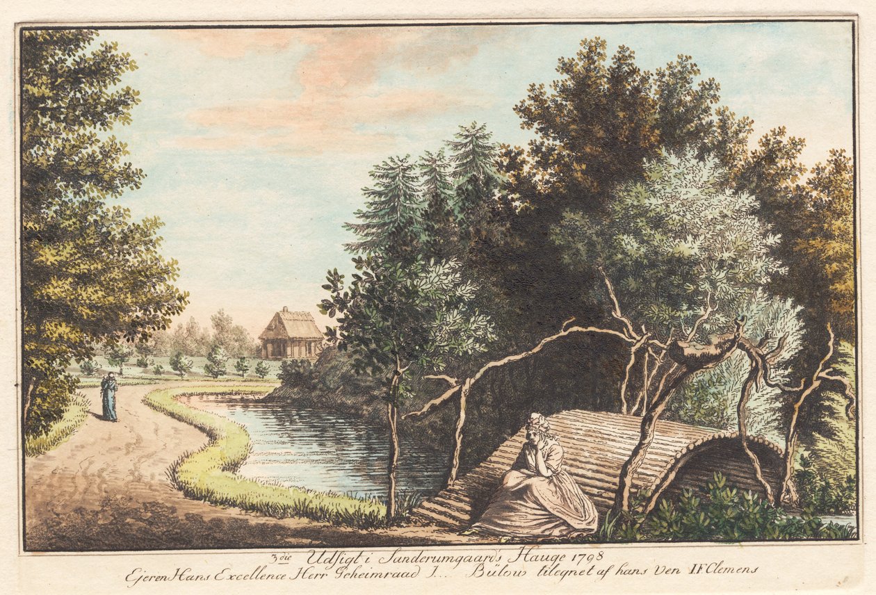 Jardín de Sanderumgaard 2 de J.F. Clemens