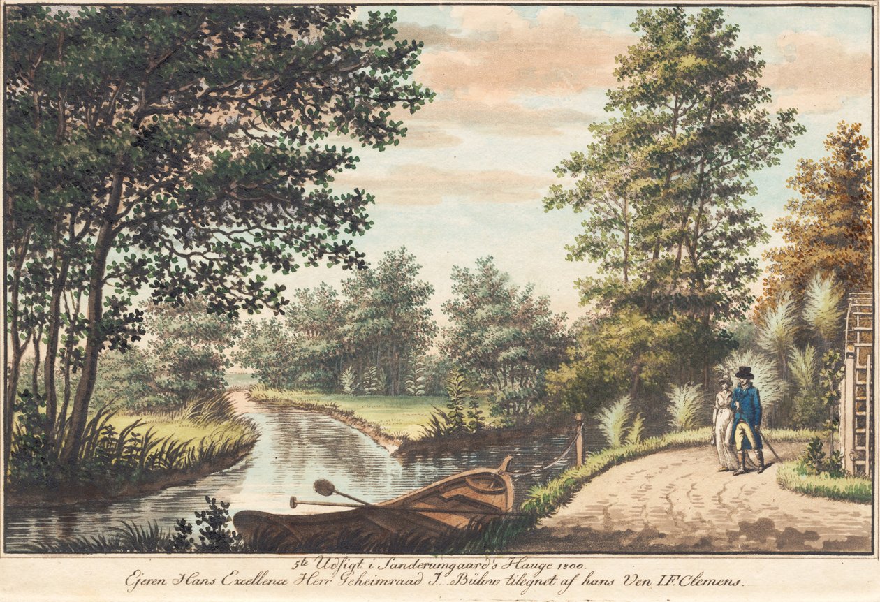 Jardín de Sanderumgaard 4 de J.F. Clemens