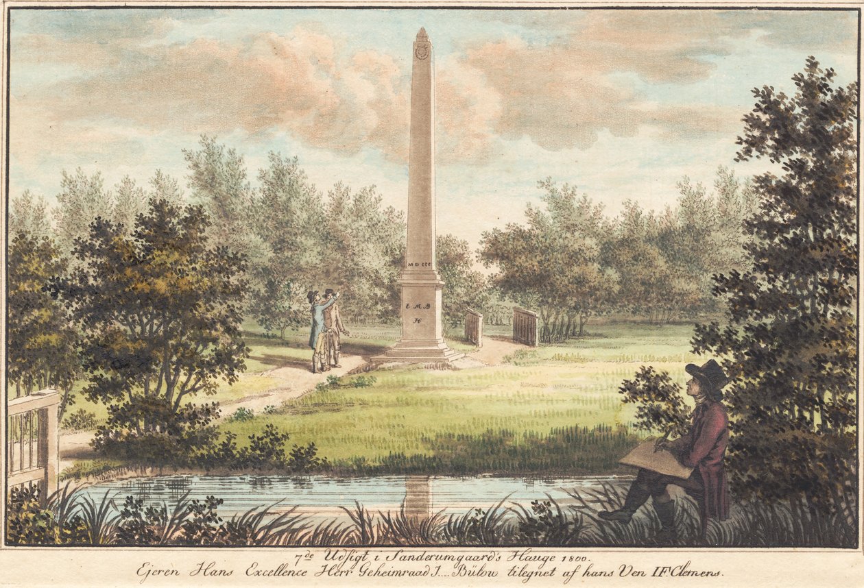 Jardín de Sanderumgaard 6 de J.F. Clemens