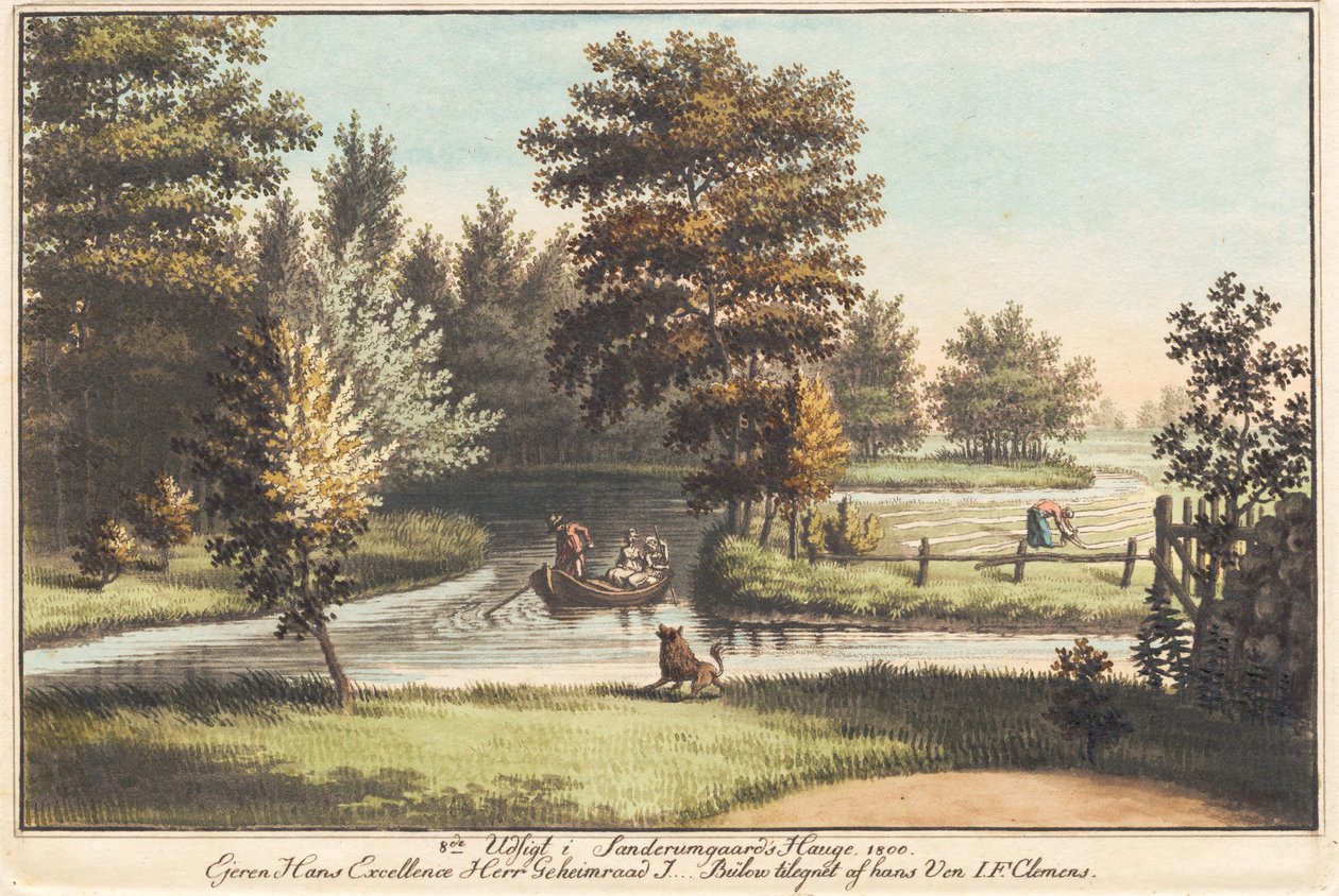 Jardín de Sanderumgaard 7 de J.F. Clemens