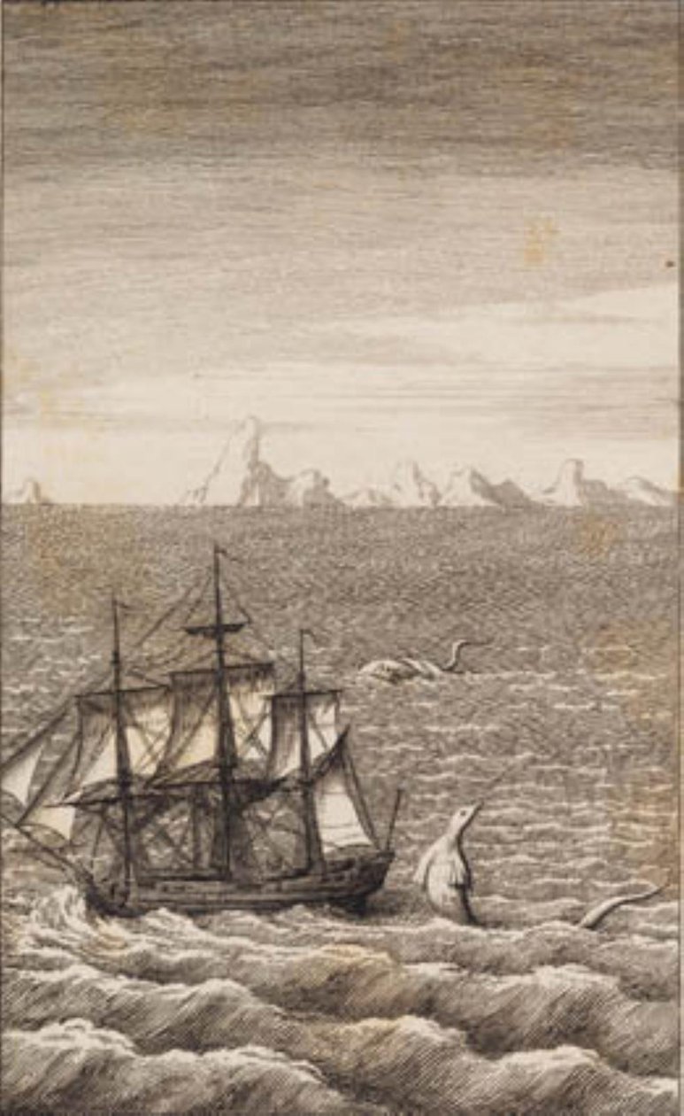El barco y el monstruo marino de J.F. Clemens