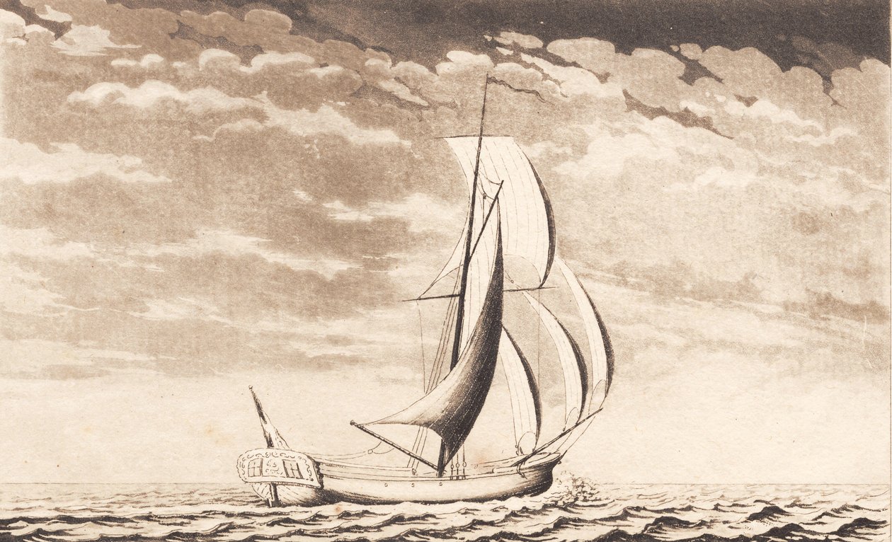 Suite de barcos. Caza real de J.F. Clemens