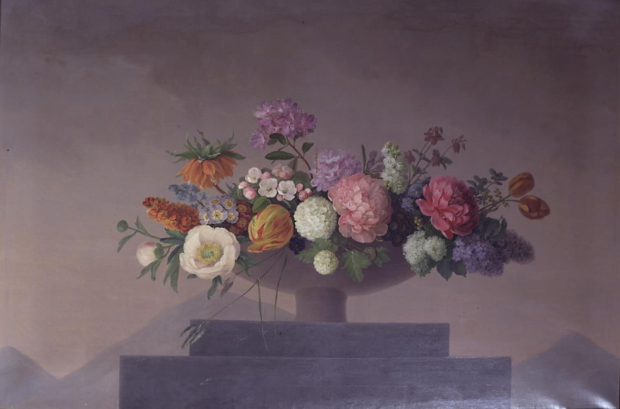 Flores en un cuenco de J.L. Camradt