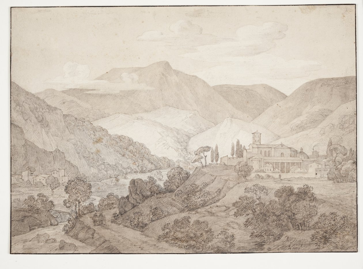 Monasterio capuchino en Spoleto de J.L. Lund