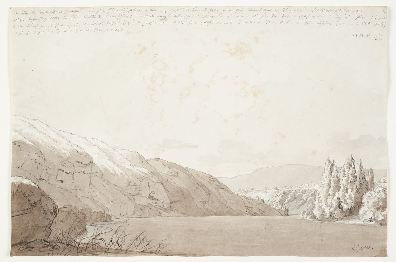 Paisaje del Ródano de J.L. Lund