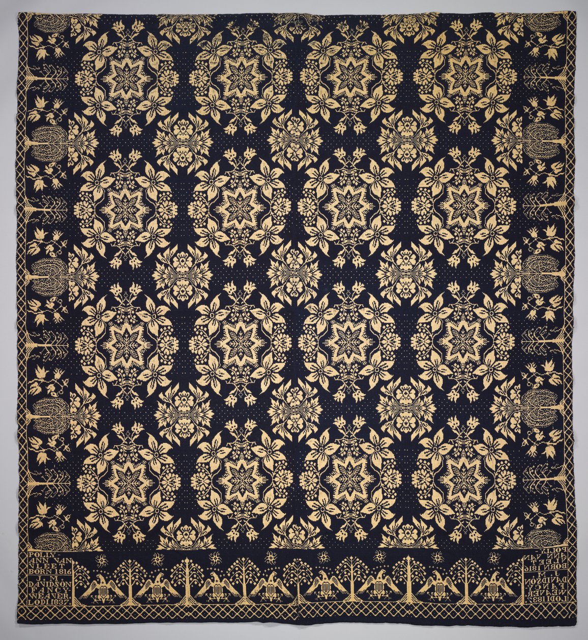 Cubrecama, 1837 de J.M. Davidson