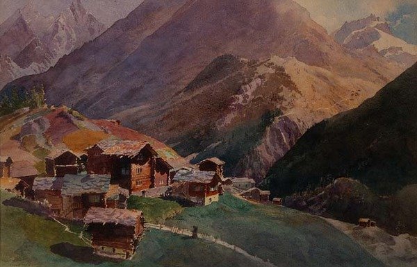 Zermatt desde Platten de J.M. Donne