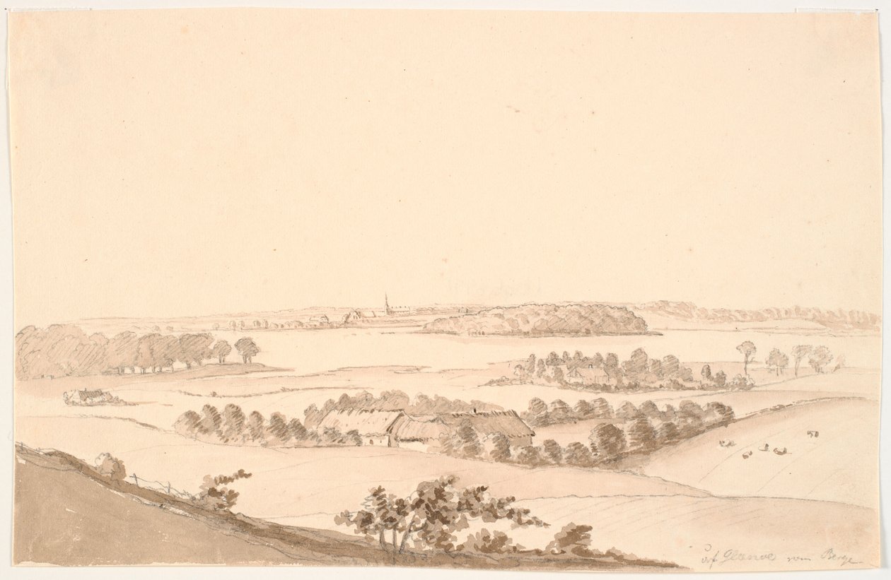 Paisaje con vista amplia. Glænø de J.P. Møller