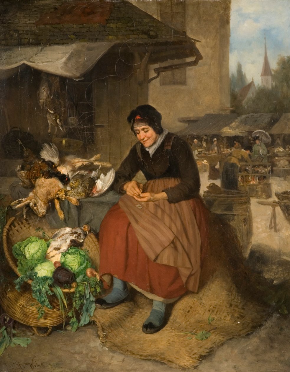 Contando Sus Ganancias, 1894 de J.W. Weben