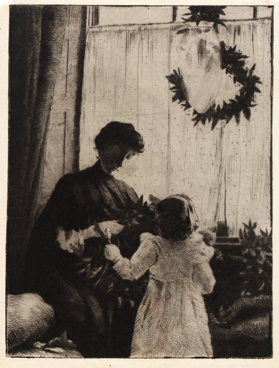 Verdes de Navidad de J. Alden Weir