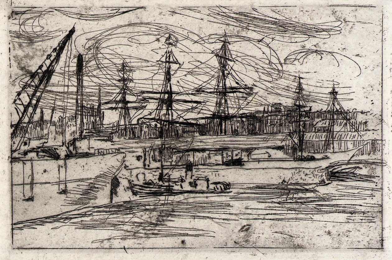 Muelles de Liverpool de J. Alden Weir