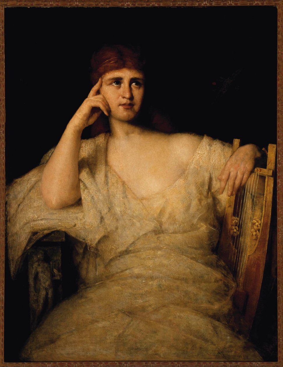 La musa de la música de J. Alden Weir