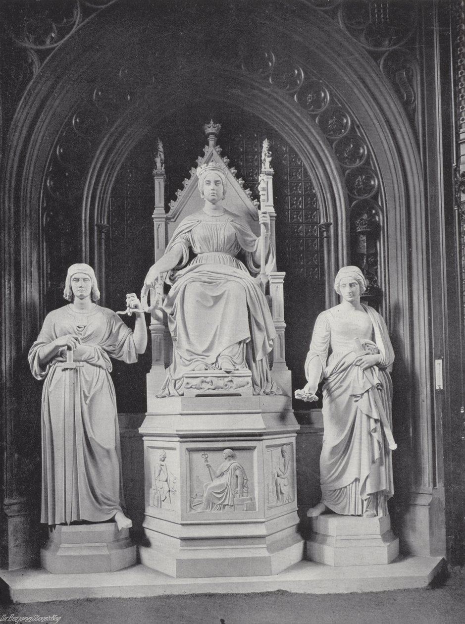 Estatua de la Reina Victoria de J. Benjamin Stone