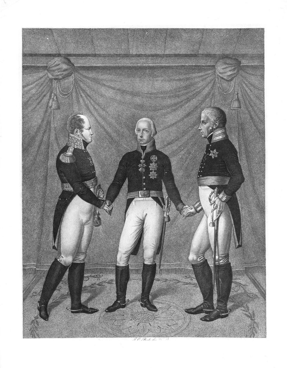 La Santa Alianza, 1815 de J. C. Bock