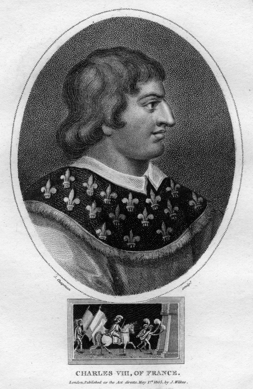Carlos VIII, Rey de Francia, 1805 de J. Chapman