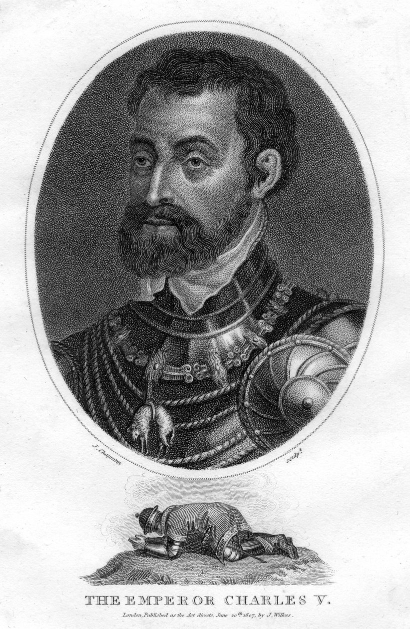 Carlos V, Emperador del Sacro Imperio Romano, 1807 de J. Chapman