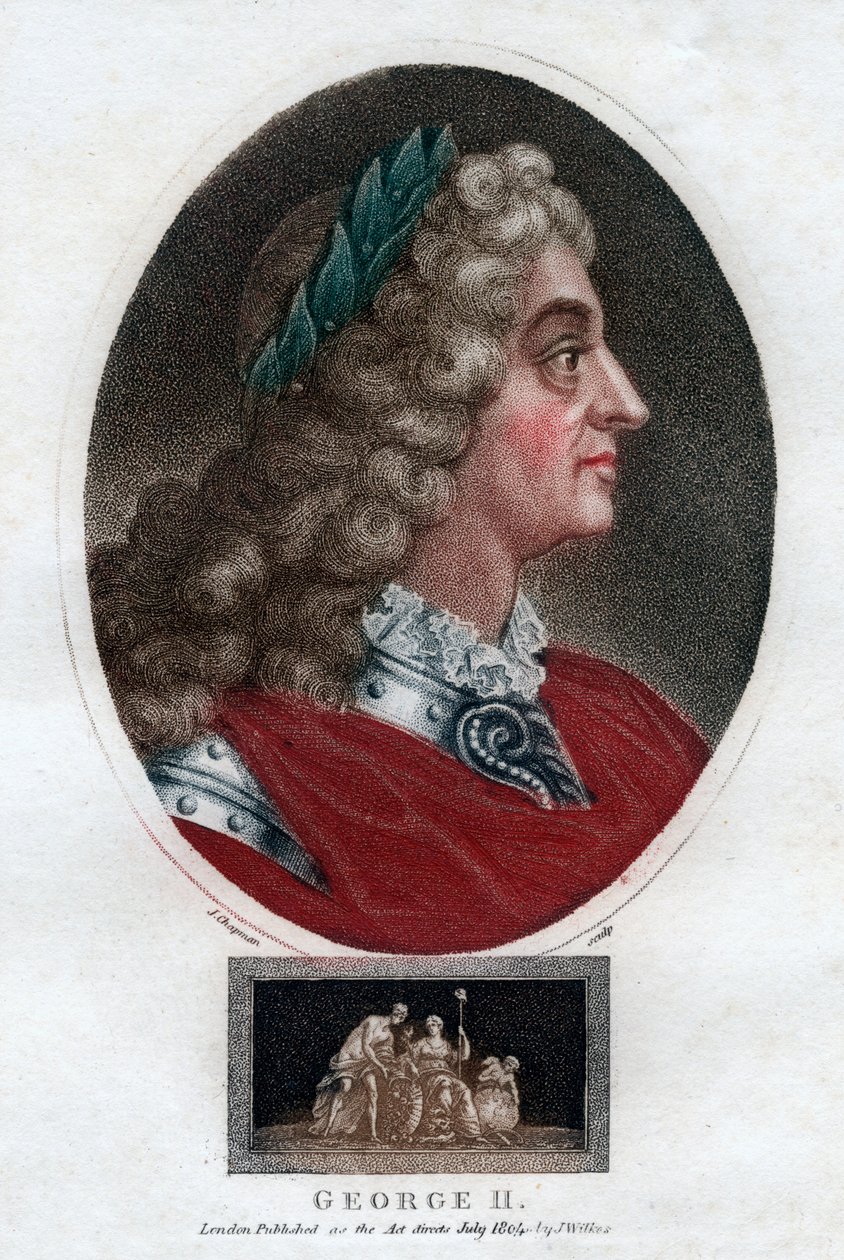 Jorge II de Gran Bretaña, 1804 de J. Chapman