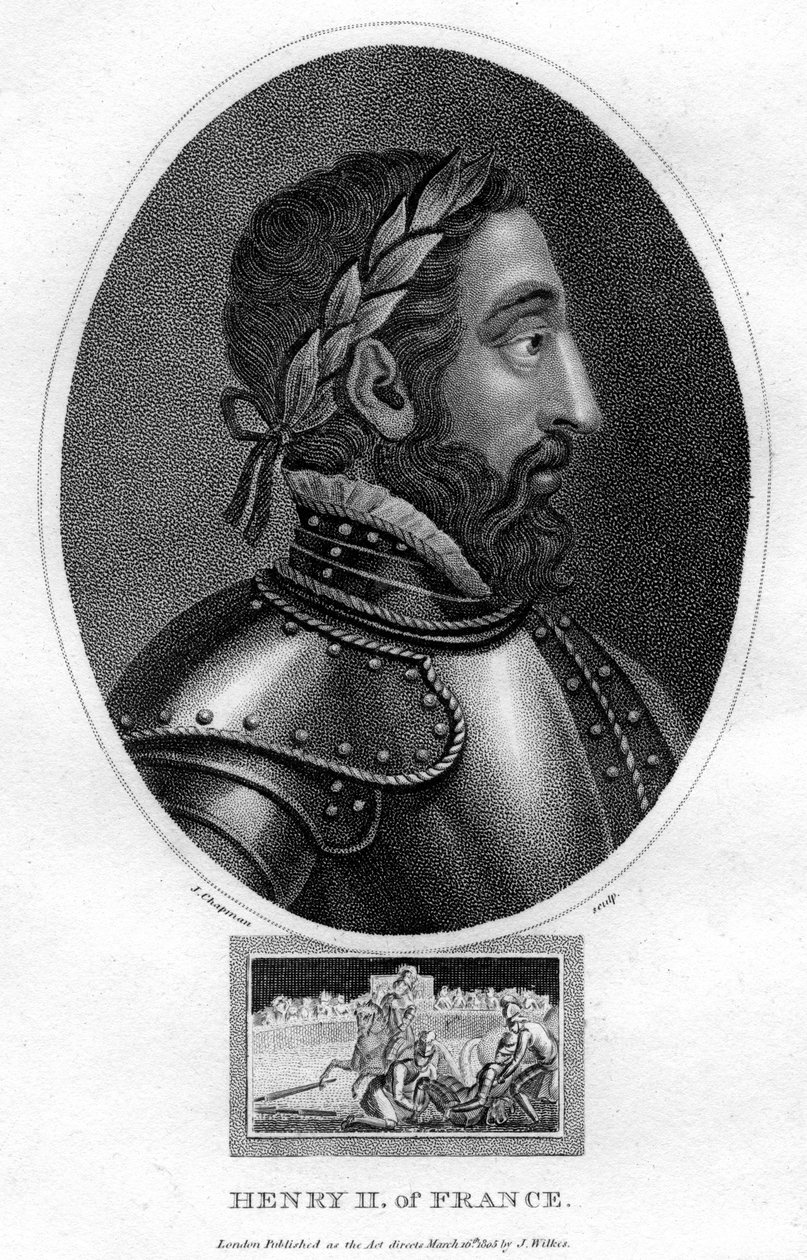 Enrique II, Rey de Francia, 1805 de J. Chapman