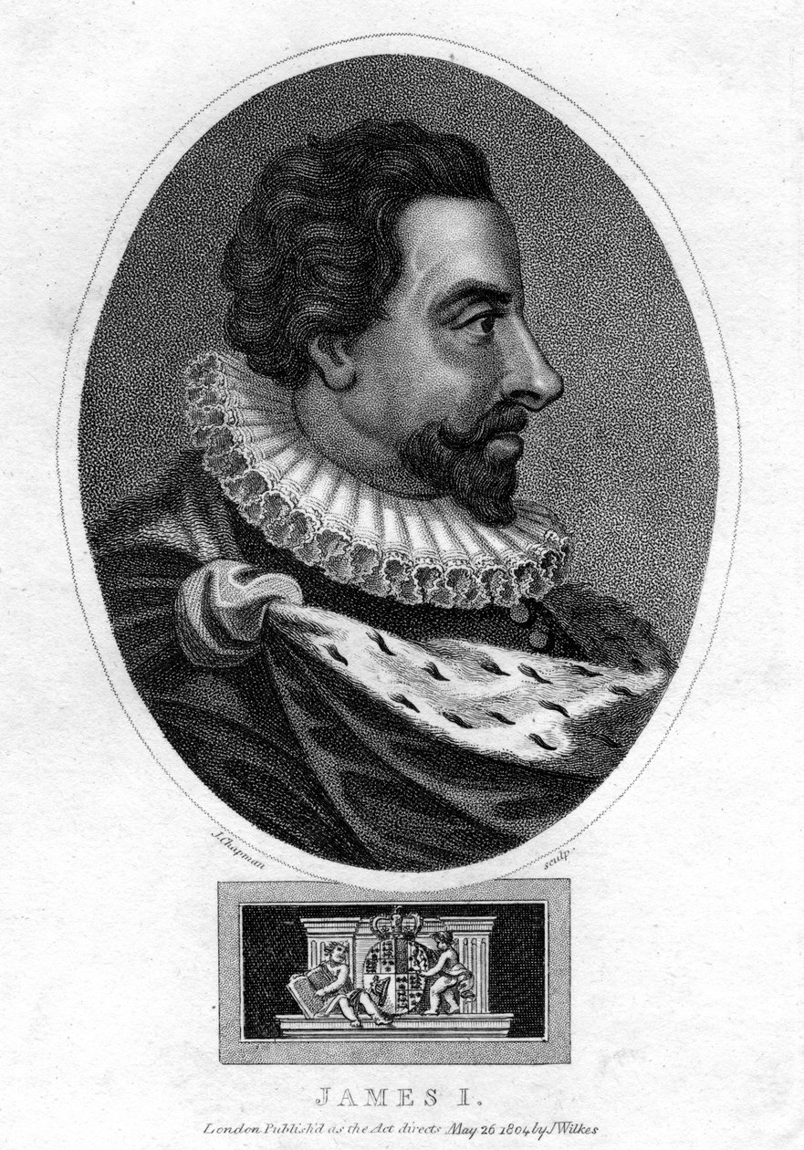 Jacobo I de Inglaterra, 1804 de J. Chapman