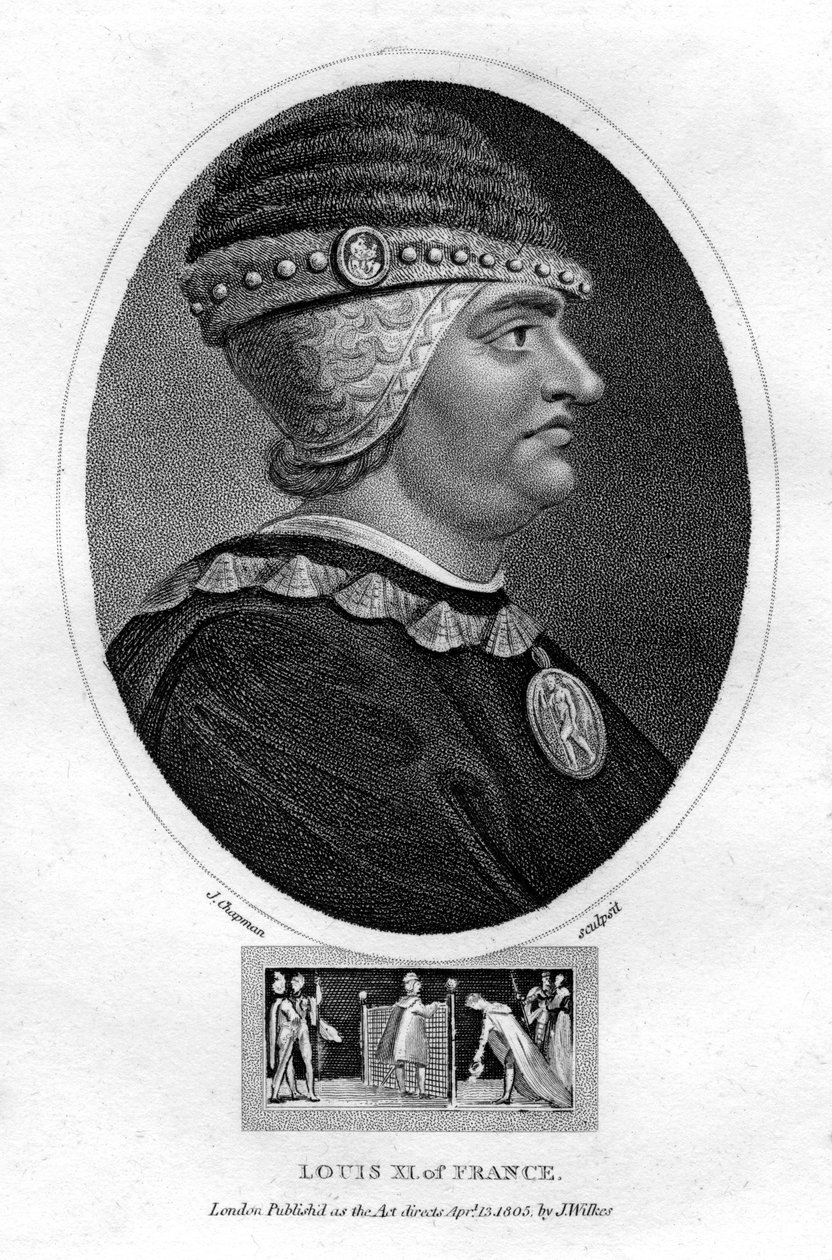 Luis XI, Rey de Francia, 1805 de J. Chapman