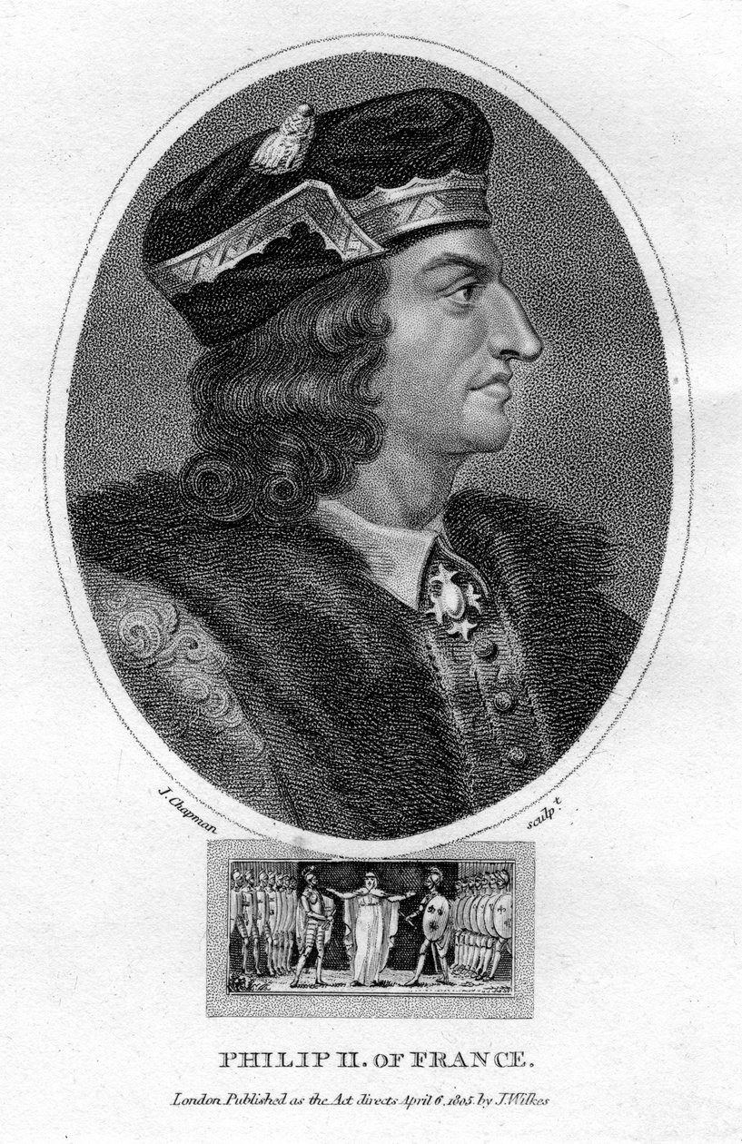 Felipe II, Rey de Francia de J. Chapman